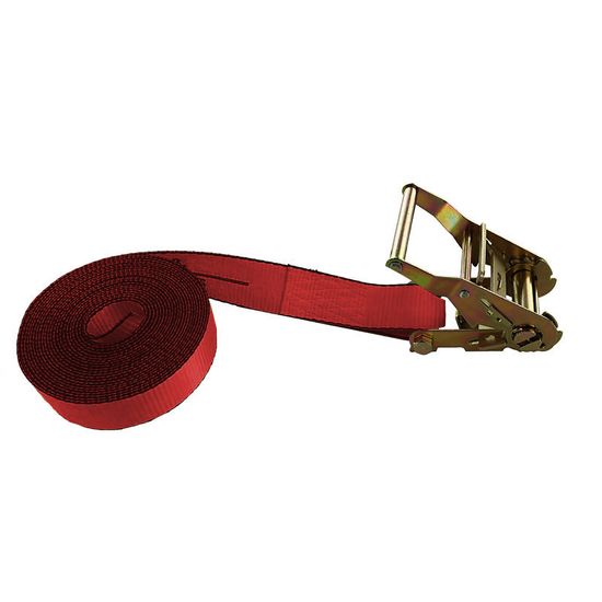 640600R 2 x 6 Light-Duty Ratchet Bundling Strap - Red