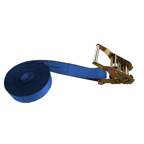 640800BL 2 x 8 Light-Duty Ratchet Bundling Strap - Blue