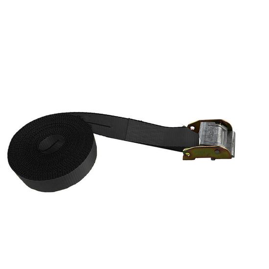650800B 2 x 8 Light-Duty Cam Buckle Bundling Strap - Black
