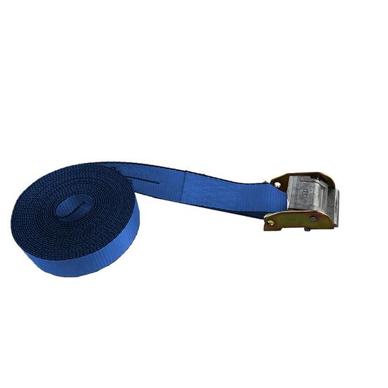 651200BL 2 x 12 Light-Duty Cam Buckle Bundling Strap - Blue