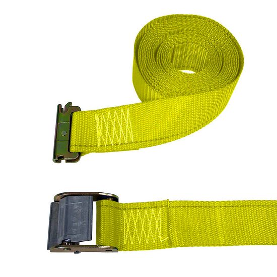 651401Y-24 2 x 14 E-Track Cam Buckle Strap 24 Fixed End - Yellow