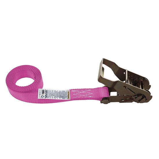 712500P 1 x 25 Endless Loop Wide Handle Ratchet Strap - Pink