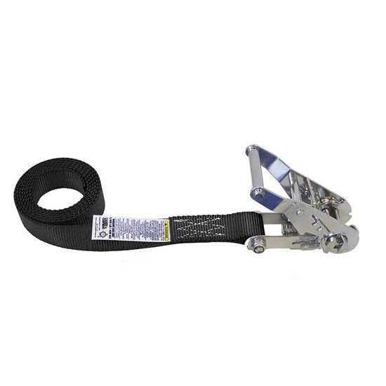 71SS1800B 1 x 18 Endless Loop Stainless Steel Ratchet Strap - Black