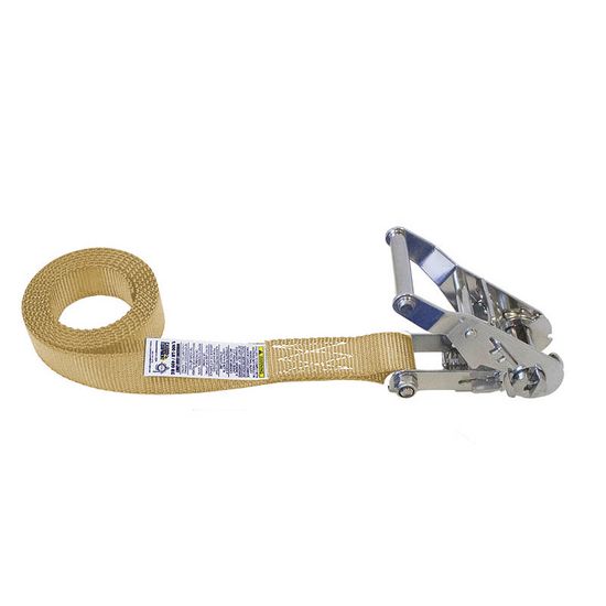 71SS2500T 1 x 25 Endless Loop Stainless Steel Ratchet Strap - Tan