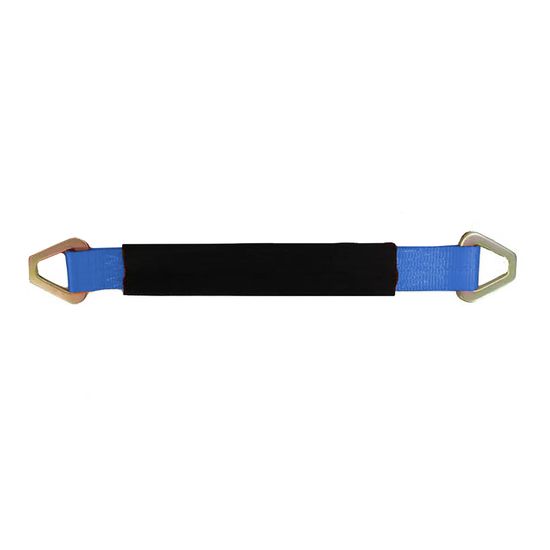 A1842-42BL-PS 2 x 18 Axle Strap with Protective Sleeve - Blue