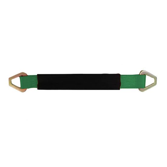 A1842-42F-PS 2 x 18 Axle Strap with Protective Sleeve - Green