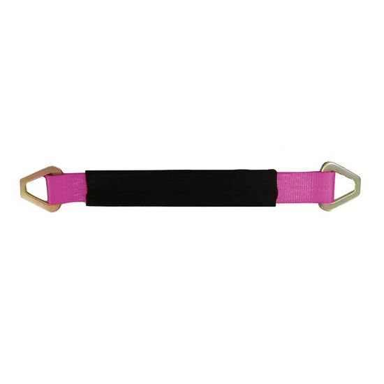 A3642-42P-PS 2 x 36 Axle Strap with Protective Sleeve - Pink
