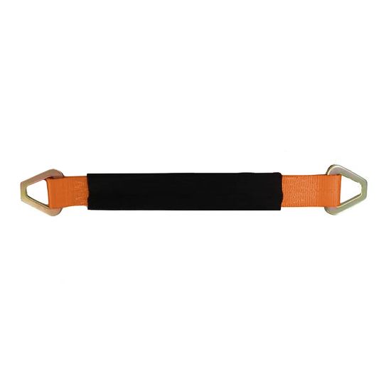 A4242-42O-PS 2 x 42 Axle Strap with Protective Sleeve - Orange