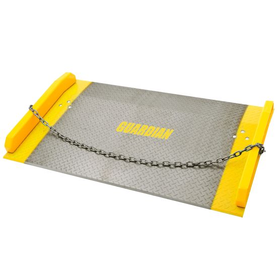 ADB-6048-15000 Guardian 48 x 60 Aluminum Dock Board for 5 Height Differential - 15000 lb Capacity