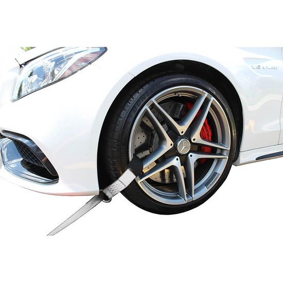 CELP220893N-PK 2 x 8 Exotic Car Low-Profile Automotive Tie-Down Ratchet Strap 4-Pack - White