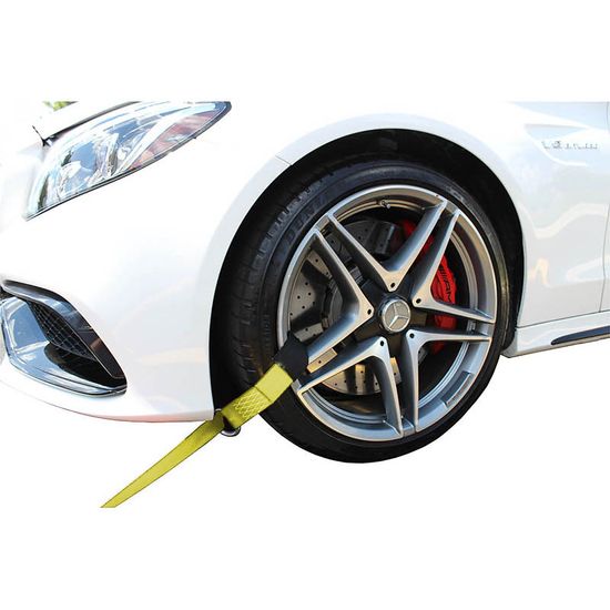 CELP22XX93X-PK 2 Exotic Car Low-Profile Automotive Tie-Down Ratchet Strap 4-Pack