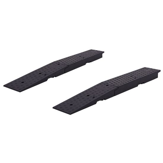 DH-CUP-10 Guardian Rubber Shipping Container Ramps with Wheel Riser Levelers - 73 L x 11 W x 4 H