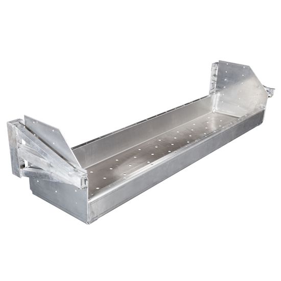 DR-102-24-24 102 L x 24 H HD Ramps Dunnage Racks for Step Deck and Flatbed Trailers