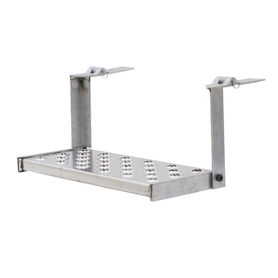 FTS-11-26-TS4 26 W HD Ramps Folding Aluminum Large Punch Plate Trailer Step
