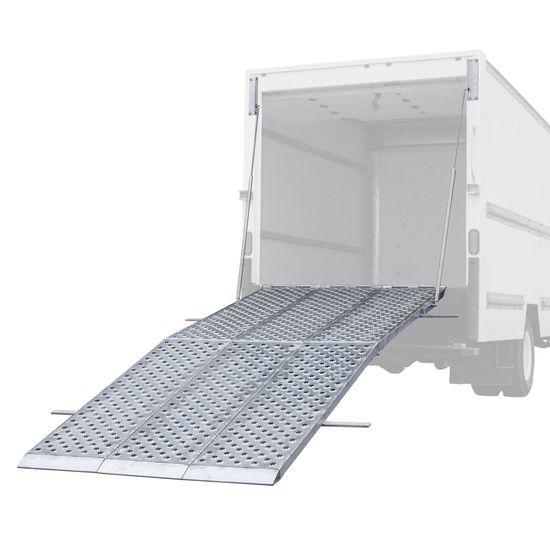 MF3-14457-BT 12 L x 57 W HD Ramps Folding Aluminum Three-Ramp System for Box Trucks  3000 lb per Axle