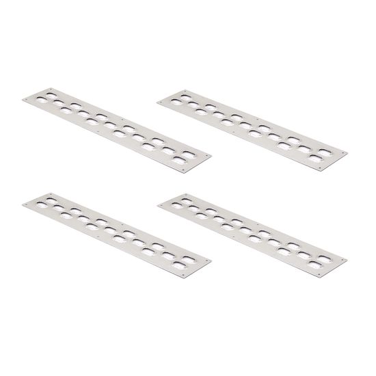 PP-1155-4 30 x 6 HD Ramps Trailer Tread wOval Punch Plate 4 Pack