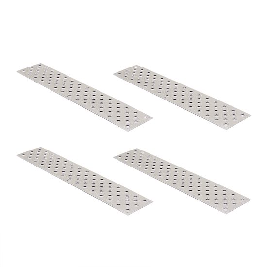 PP-1156-4 30 x 6 HD Ramps Trailer Traction Tread wCircle Punch Plate 4 Pack