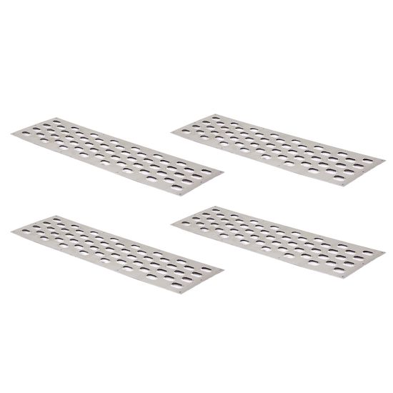 PP-1157-4 3975 x 12 HD Ramps Trailer Tread wOval Punch Plate 4 Pack