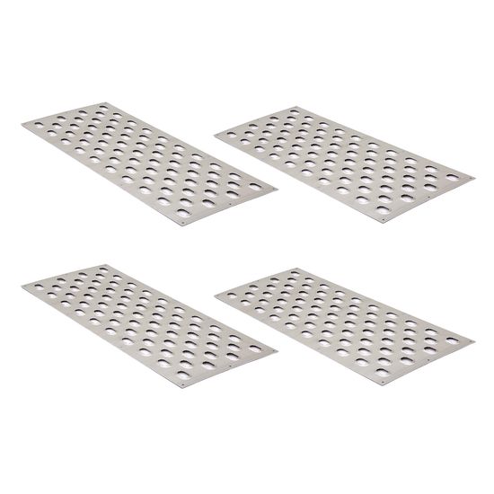 PP-1159-4 3975 x 16 HD Ramps Trailer Tread wOval Punch Plate 4 Pack