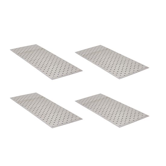 PP-1160-4 3975 x 16 HD Ramps Trailer Traction Tread wCircle Punch Plate 4 Pack