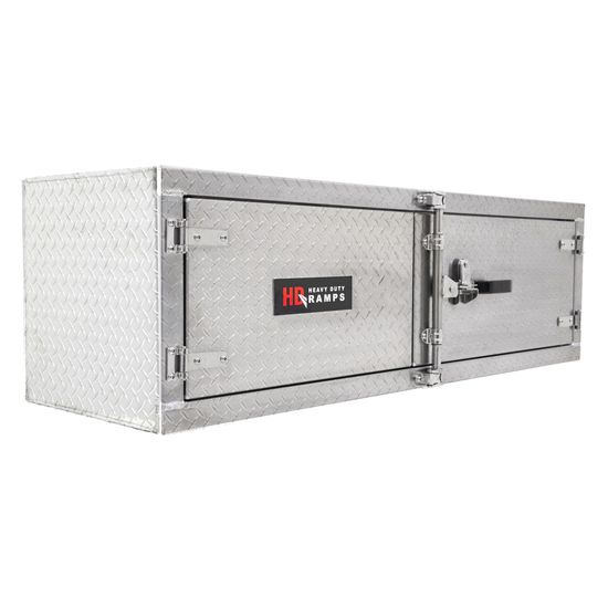 TC-181860-DP 60 x 18 x 18 HD Ramps Diamond Plate Underbody Trailer Toolbox  Lockable