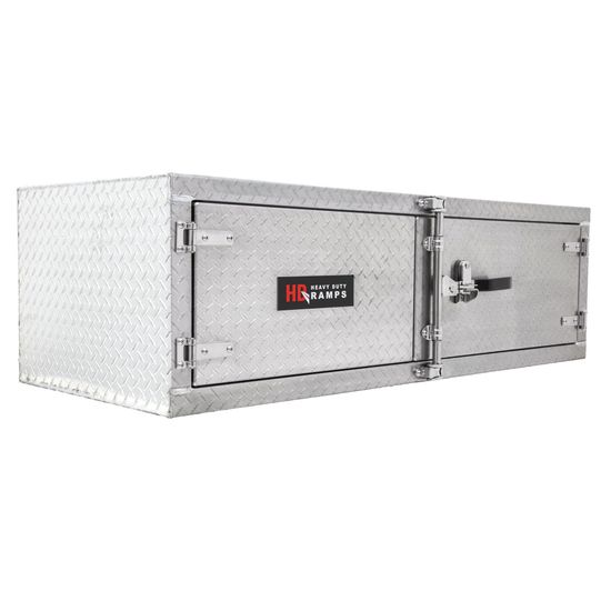 TC-182460-DP 60 x 24 x 18 HD Ramps Diamond Plate Underbody Trailer Toolbox  Lockable