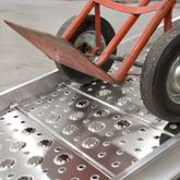 01-26-120-06-WALK-P 10 L x 26 W HD Ramps Aluminum Punch Plate Walk Ramp Plate End - 1750 lb Cap 6