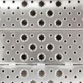 01-26-168-06-WALK-P 14 L x 26 W HD Ramps Aluminum Punch Plate Walk Ramp Plate End - 1250 lb Cap 2