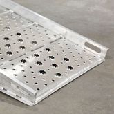 01-26-168-06-WALK-P 14 L x 26 W HD Ramps Aluminum Punch Plate Walk Ramp Plate End - 1250 lb Cap 4