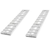 02-12-072-046-S 6 L X 12 W HD Ramps Aluminum Car Trailer Ramps HookPlate Hybrid End Stub Foot - 2500 lb Per Axle