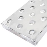 02-12-072-046-SP 6 L X 12 W HD Ramps EZ Traction Aluminum Car Trailer Ramp Hook  Plate Hybrid End Stub Foot - 2500 lb Per Axle 4