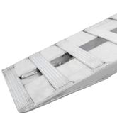 03-12-048-046 4 L X 12 W HD Ramps Aluminum Car Trailer Ramps Hook  Plate Hybrid End Knife Foot - 3000 lb Per Axle 4