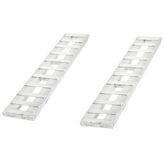 03-12-060-04-S 5 L X 12 W HD Ramps Aluminum Car Trailer Ramps Hook End Stub Foot - 3000 lb Per Axle