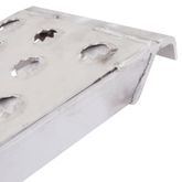 03-12-060-04-SP 5 L X 12 W HD Ramps EZ Traction Aluminum Car Trailer Ramps Hook End Stub Foot - 3000 lb Per Axle 4