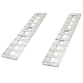 03-12-060-046-S 5 L X 12 W HD Ramps Aluminum Car Trailer Ramps Hook  Plate Hybrid End Stub Foot - 3000 lb Per Axle