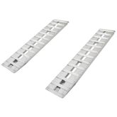 04-15-072-04 6 L X 15 W HD Ramps Aluminum Car Trailer Ramps Hook End Knife Foot - 4000 lb Per Axle