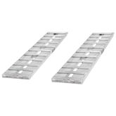 05-15-060-04-S 5 L X 15 W HD Ramps Aluminum Car Trailer Ramps Hook End Stub Foot - 5000 lb Per Axle