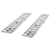 05-15-072-04-HD 6 L X 15 W HD Ramps Aluminum Car Trailer Ramps Hook End Knife Foot - 5000 lb Per Axle