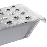 05-15-094-04-P 7 10 L X 15 W HD Ramps EZ Traction Aluminum Car Trailer Ramps Hook End Knife Foot - 5000 lb Per Axle 4