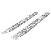 05-16-144-04 12 L X 16 W HD Ramps Aluminum Car Trailer Ramps Hook End Knife Foot - 5000 lb Per Axle