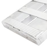 05-18-096-04-S 8 L X 18 W HD Ramps Aluminum Car Trailer Ramps Hook End Stub Foot - 5000 lb Per Axle 2