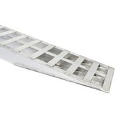 05-20-120-01 10 L x 20 W HD Ramps Aluminum Car Trailer Ramps Pin-On End Knife Foot - 5000 lb Per Axle 6