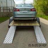 05-TTRAMP-HOOK-PP HD Ramps EZ Traction Aluminum Car Trailer Ramps Hook End Stub Or Knife Foot - 5000 lb Per Axle 2