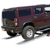 05-TTRAMP-HOOK HD Ramps Aluminum Car Trailer Ramps Hook End - 5000 lb Per Axle