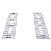 07-15-090-04 7 6 L X 15 W HD Ramps Aluminum Car Trailer Ramps Hook End Knife Foot - 7000 lb Per Axle 2