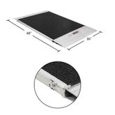 08-36-048-06-Grit 48 x 36 HD Ramps Grit-Coat Aluminum Shipping Container Ramps - 8000 lb Cap 4