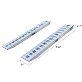 10-14-090-02-S 7 6 L x 14 W HD Ramps Aluminum Ramps Pin-On End Stub Foot - 10000 per Axle 3