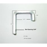 1012SP 2 Special Flat Hook Roll Off Hook - WLL 5400 lb 1