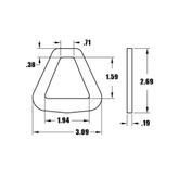 1023 2 Delta Ring - WLL 3333 lb 1