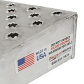 10k-PUNCH-WEDGE Aluminum Shipping Container Wedge Ramps - 10000 lb Cap 10K-PUNCH-WEDGE__3